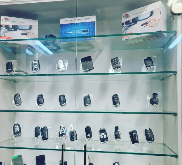 Kolekcija izrađenih i kodiranih ključeva kod Autoelektričara Jasmina Velagić